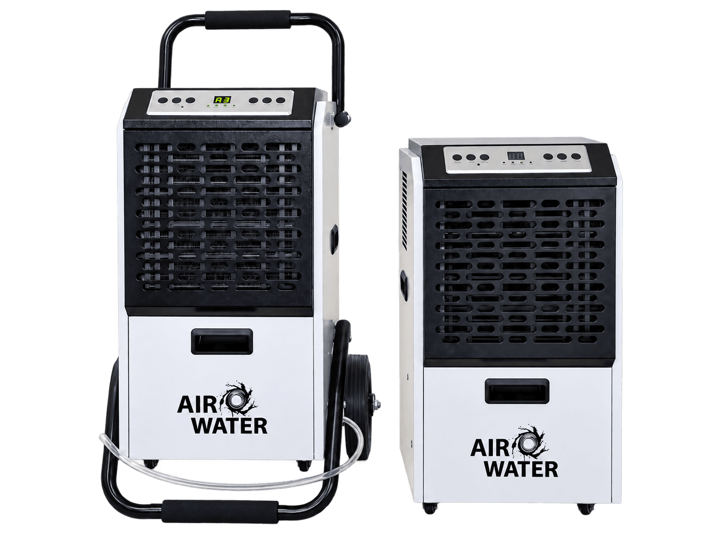 Two Airwater atmospheric water generator configurations